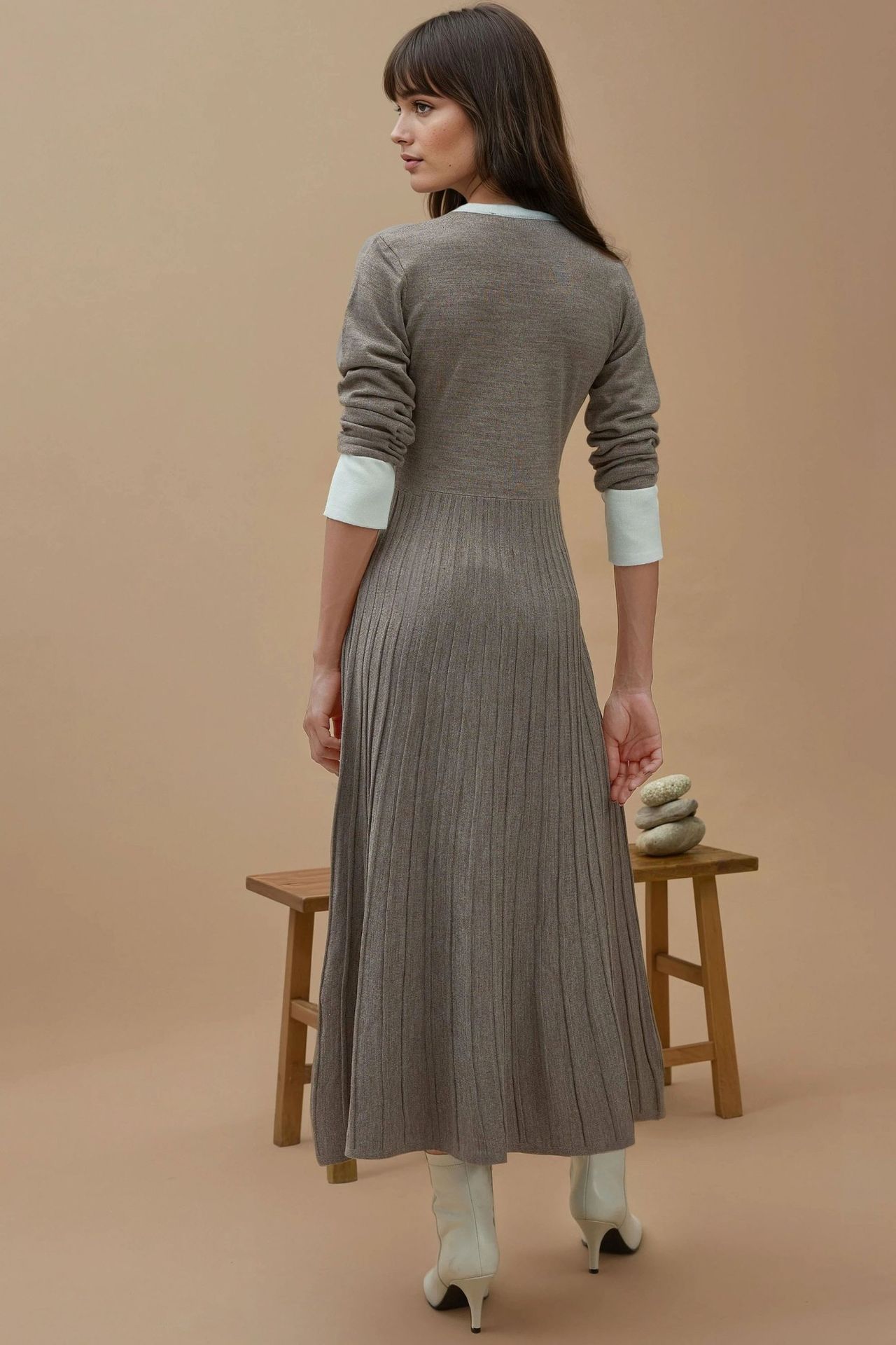 Textured Knit Maxi Dress 5
