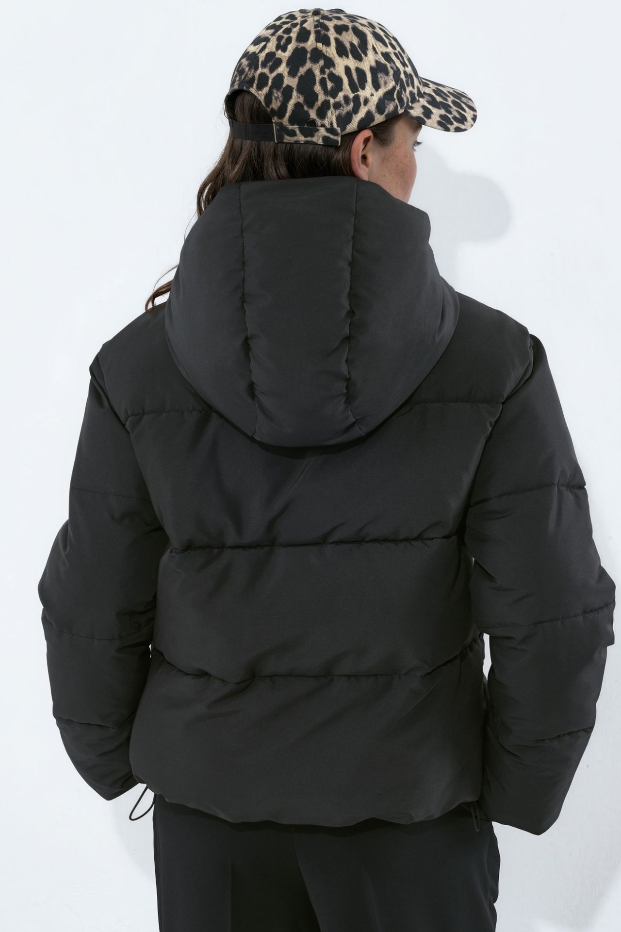 Basic Hooded Puffer Jacket 5