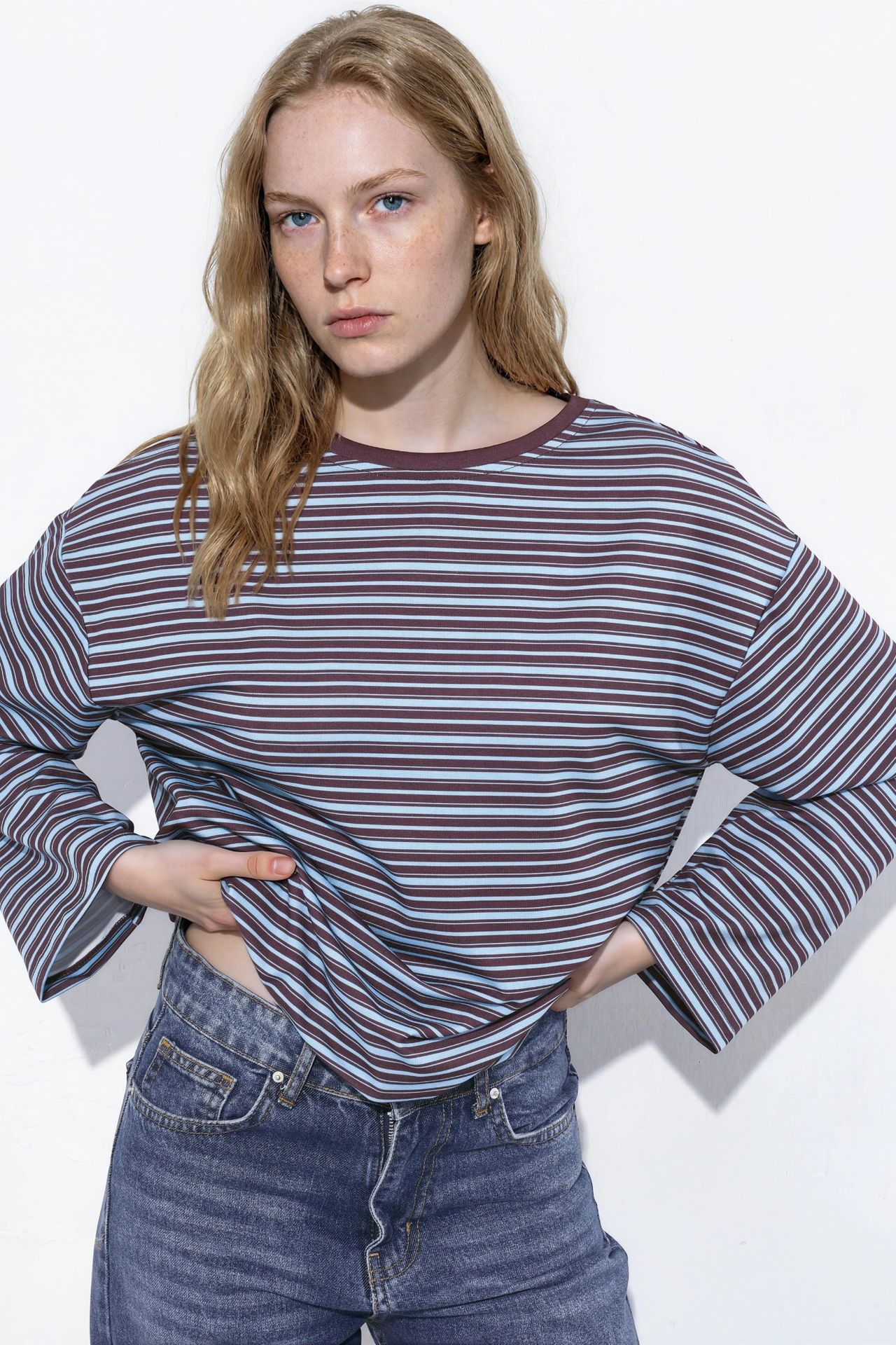 Striped Long Sleeve T-Shirt 1