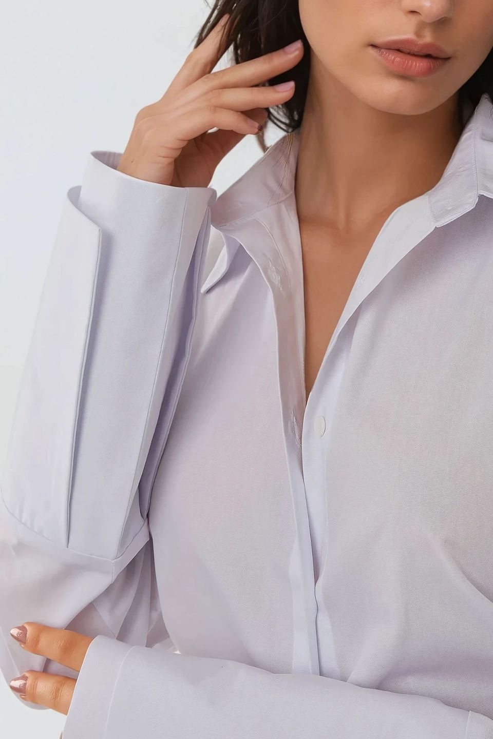 Regular Fit Cotton Shirt with Button Details
