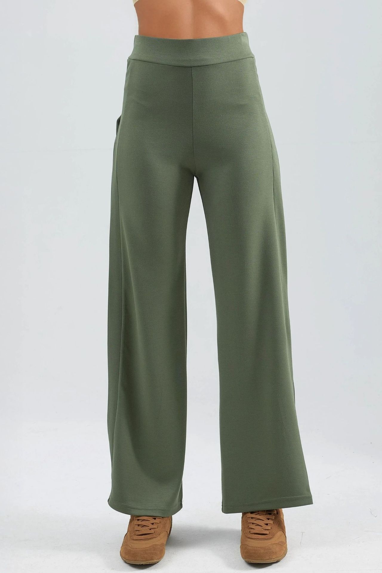 Modal Touch Stripe Detail Pants Bersan Collection 7