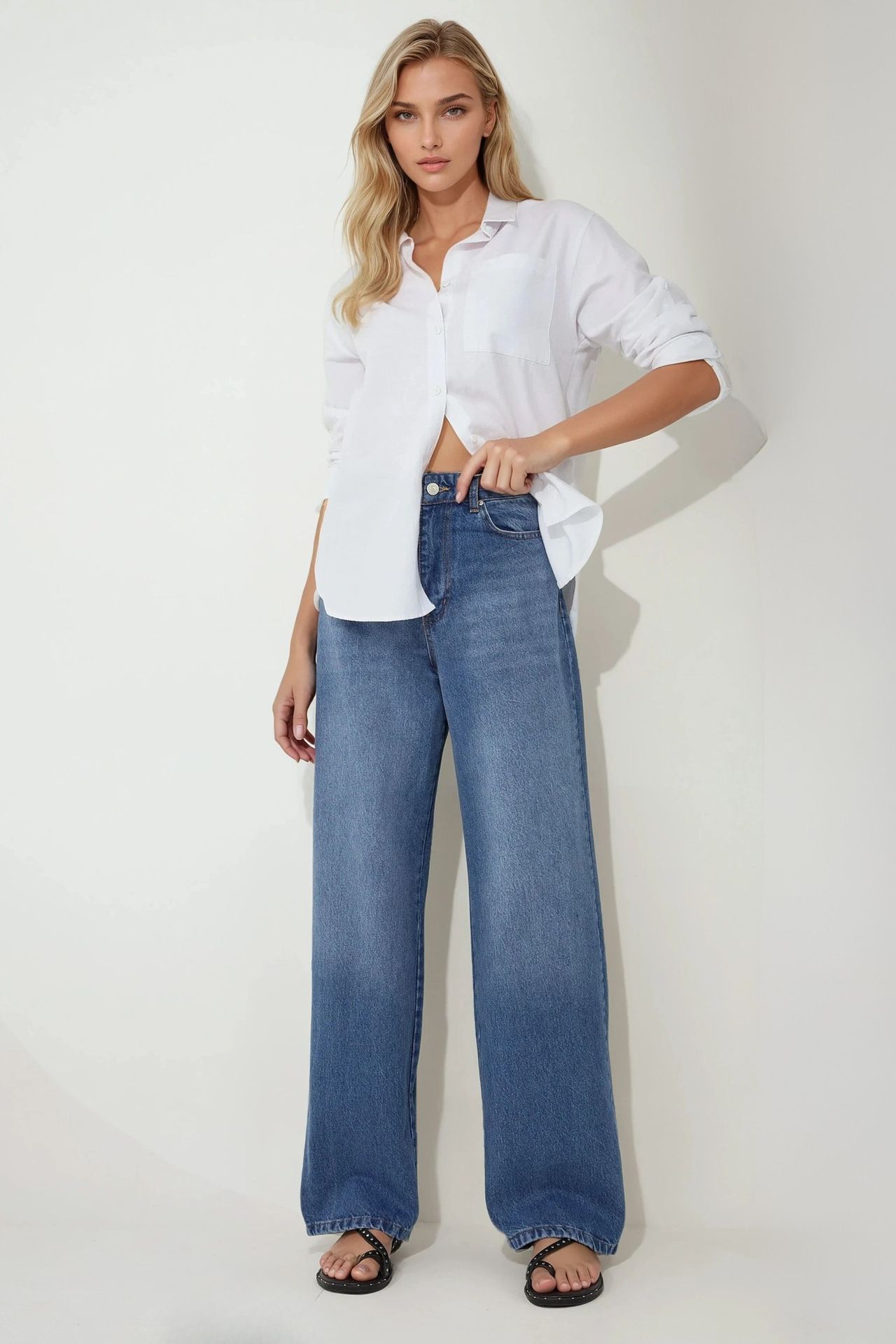 Baggy Fit Denim Jeans