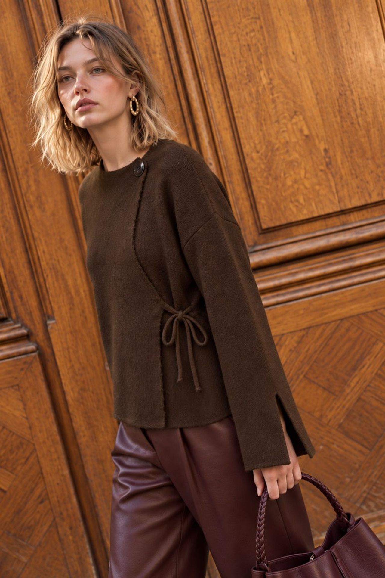 Soft Touch Jacket-Look Knit Cardigan 1
