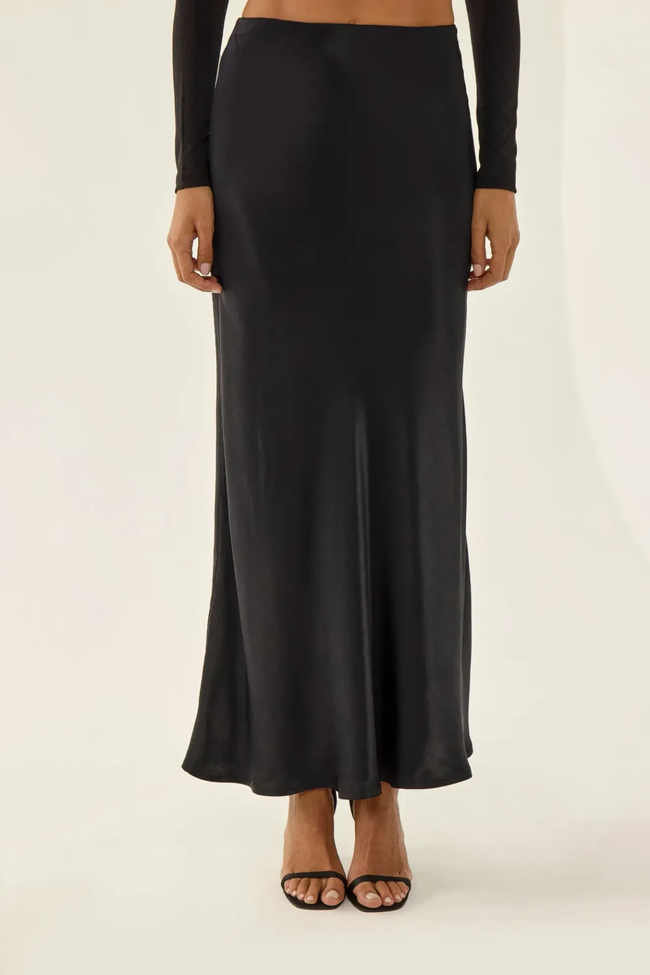 Satin Maxi Skirt