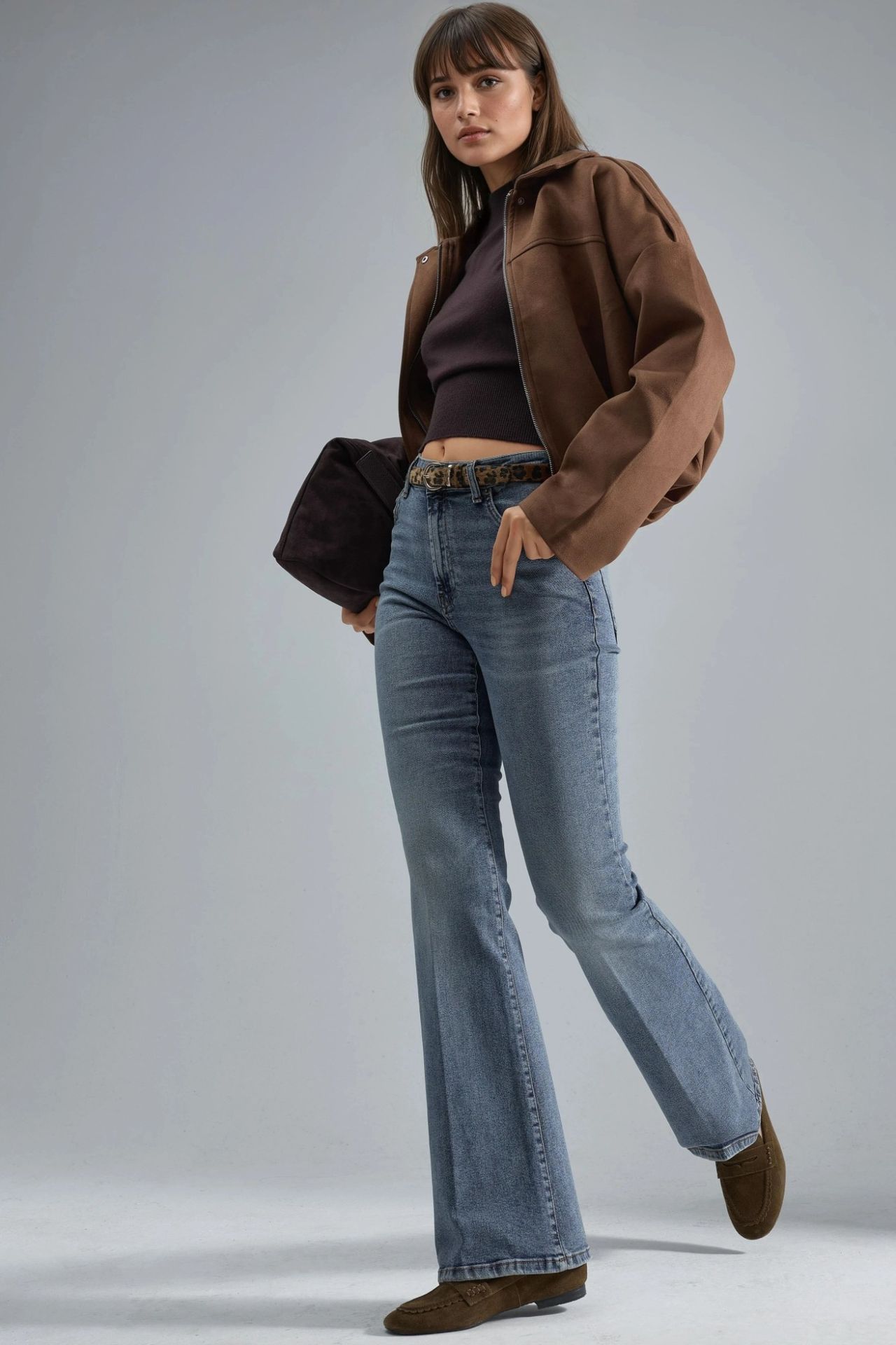 High Waist Flare Jeans 2