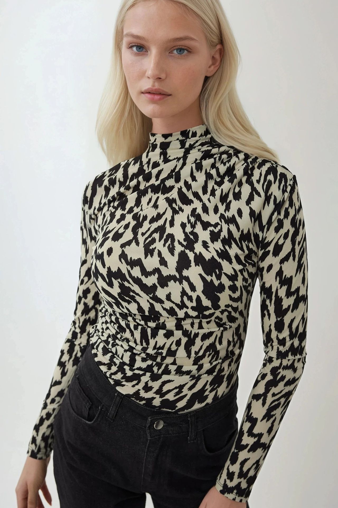 Long Sleeve Printed Top