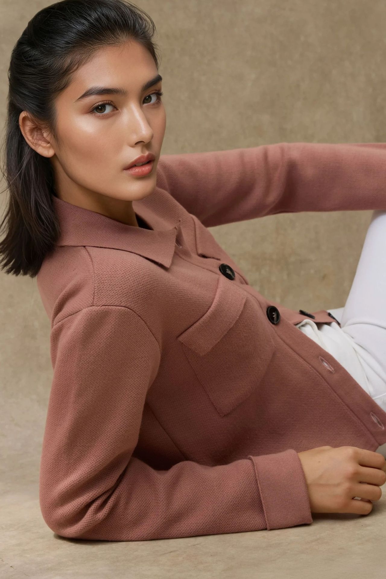 Buttoned Cardigan with Pockets 5