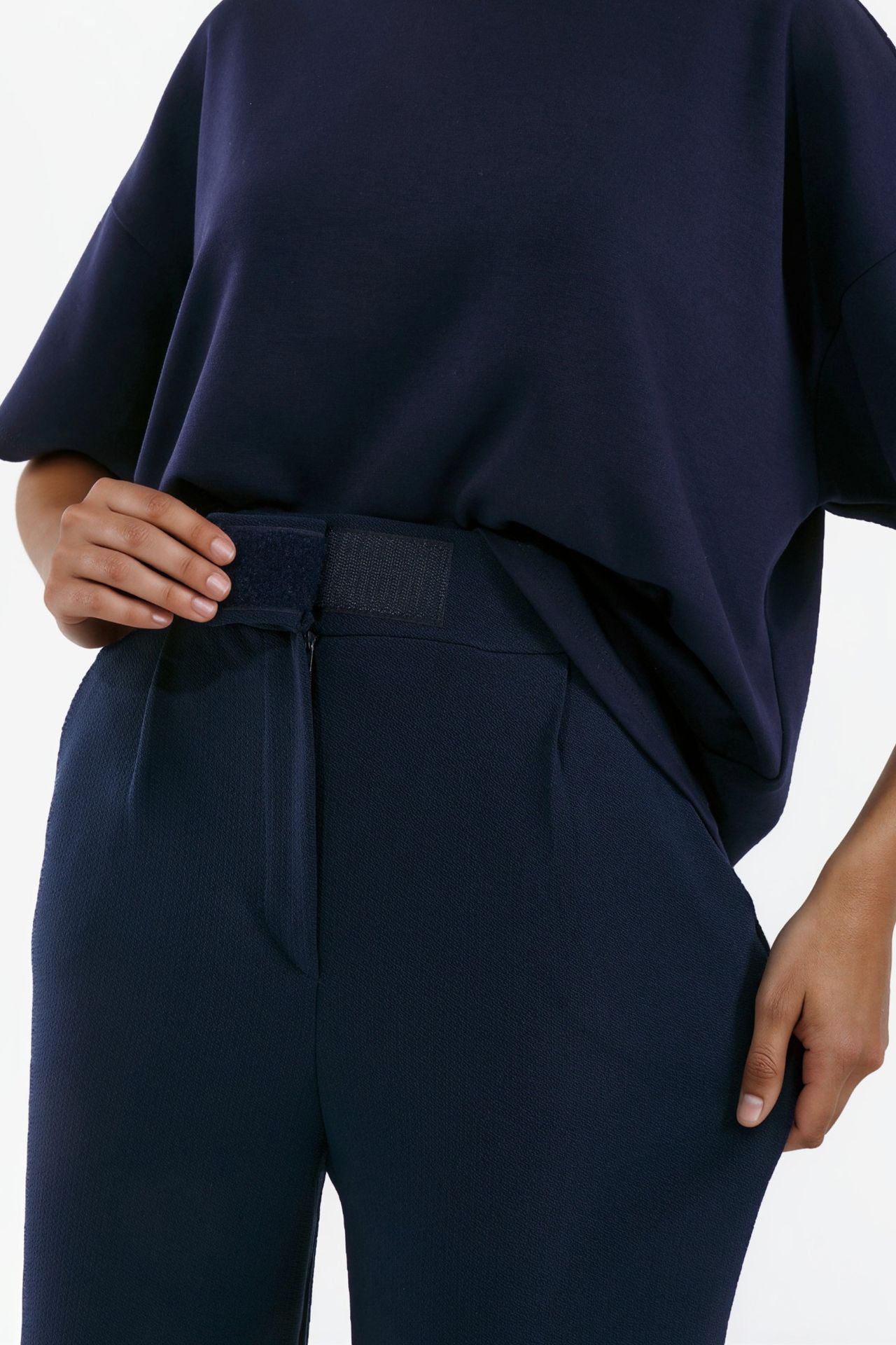 Women's Stretch Palazzo Pants with Velcro Closure 4