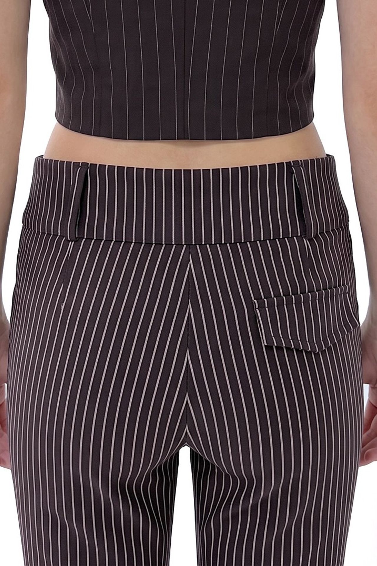 Striped Flare Fit Pants