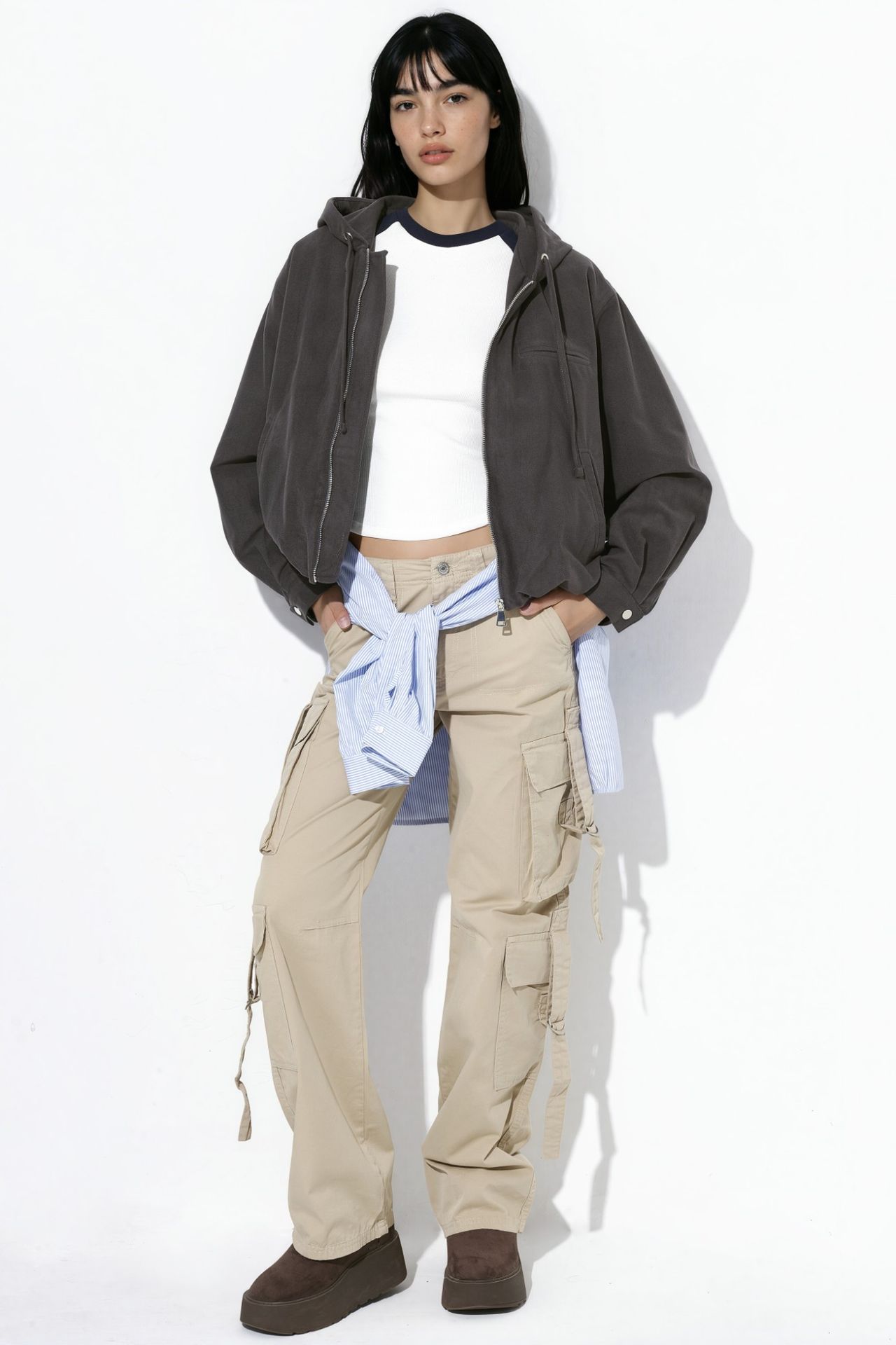 Zip-Up Hooded Jacket 3