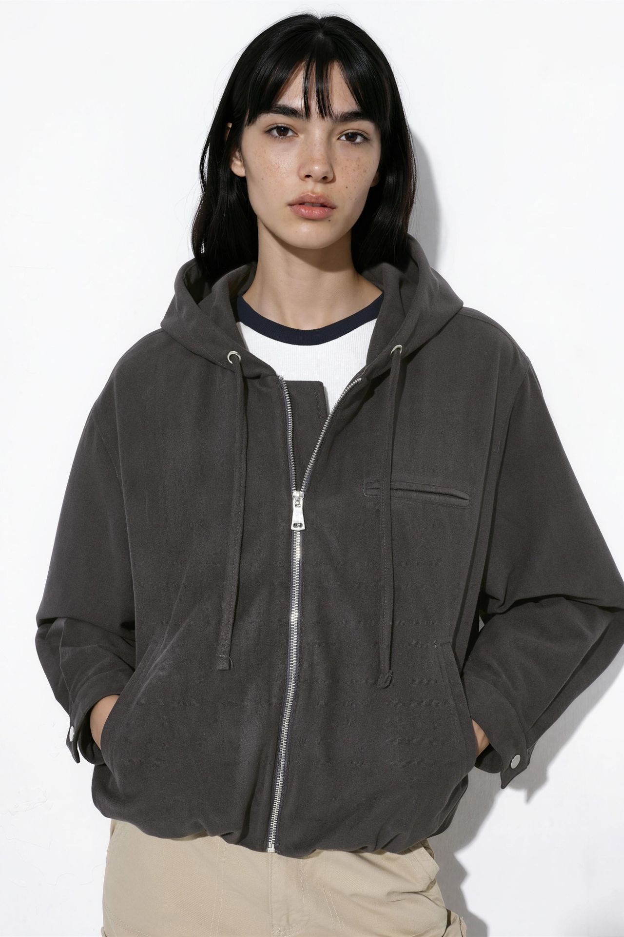 Zip-Up Hooded Jacket 2