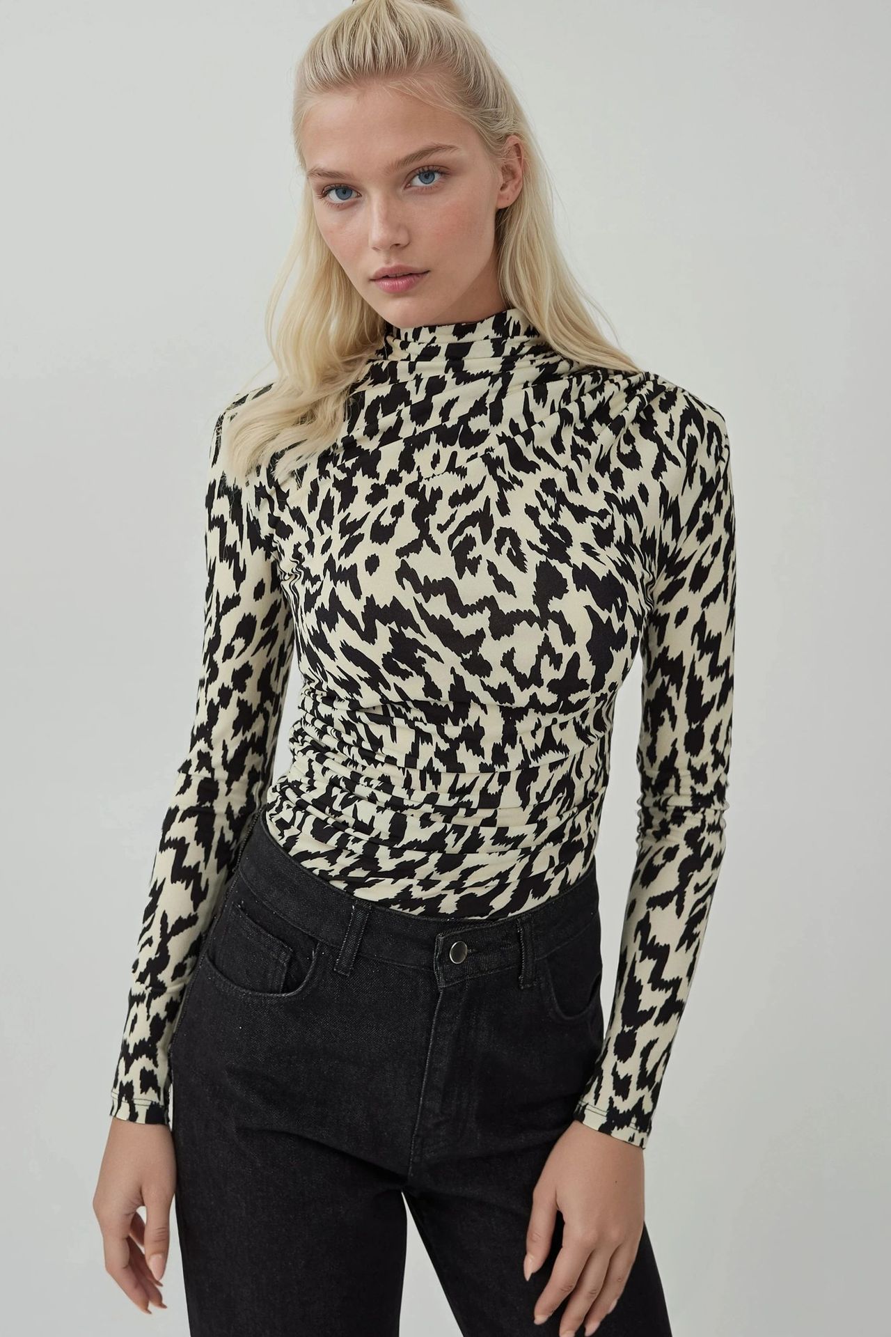 Long Sleeve Printed Top