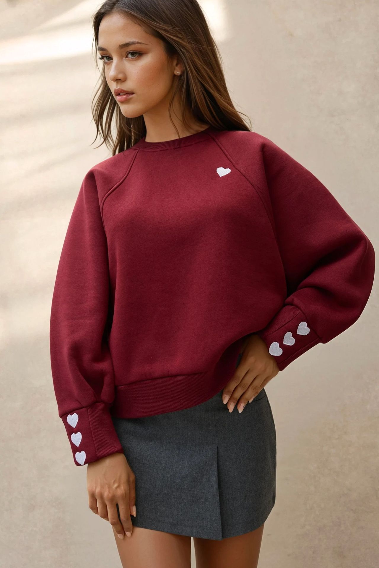 Embroidered Cotton Sweatshirt