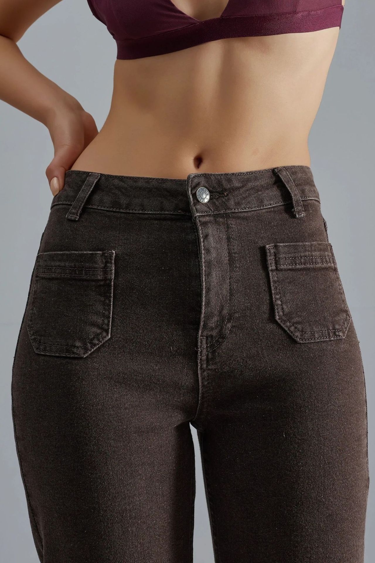 High Waist Flare Jeans