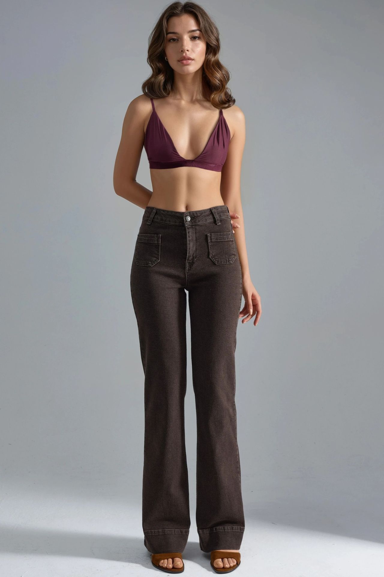 High Waist Flare Jeans