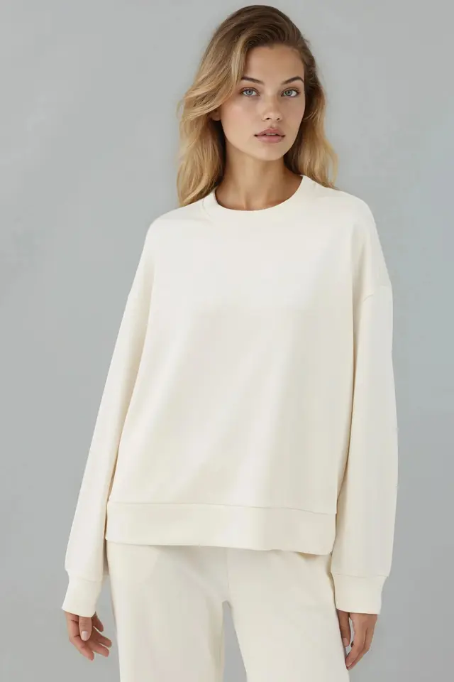 Modal Touch Basic Sweatshirt