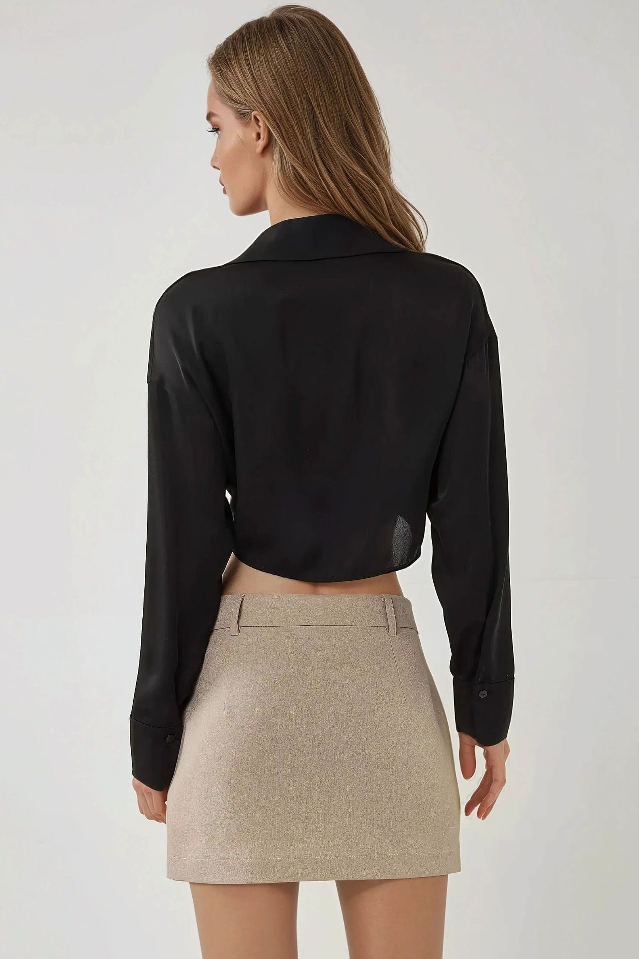 Woven Mini Skort