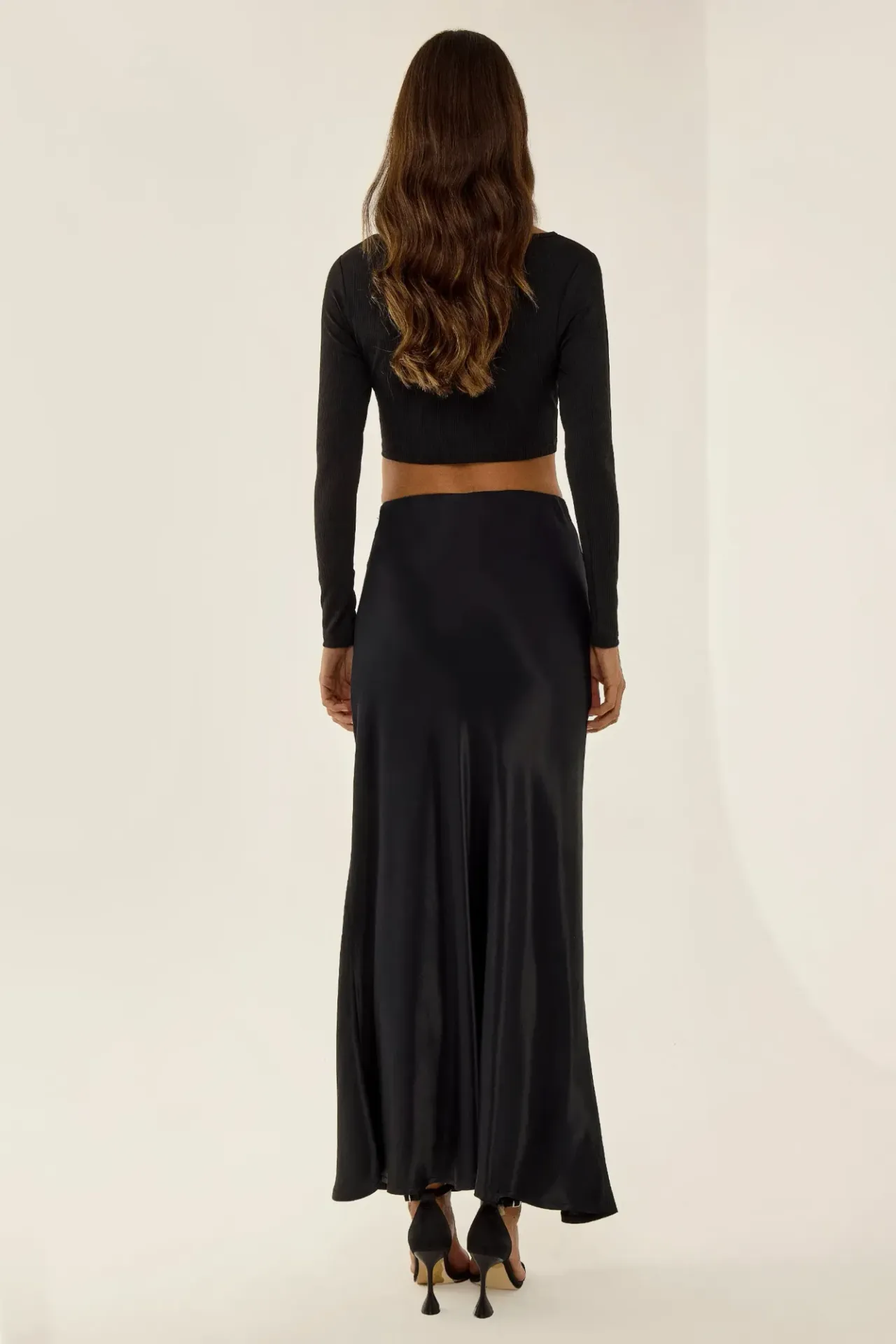 Satin Maxi Skirt