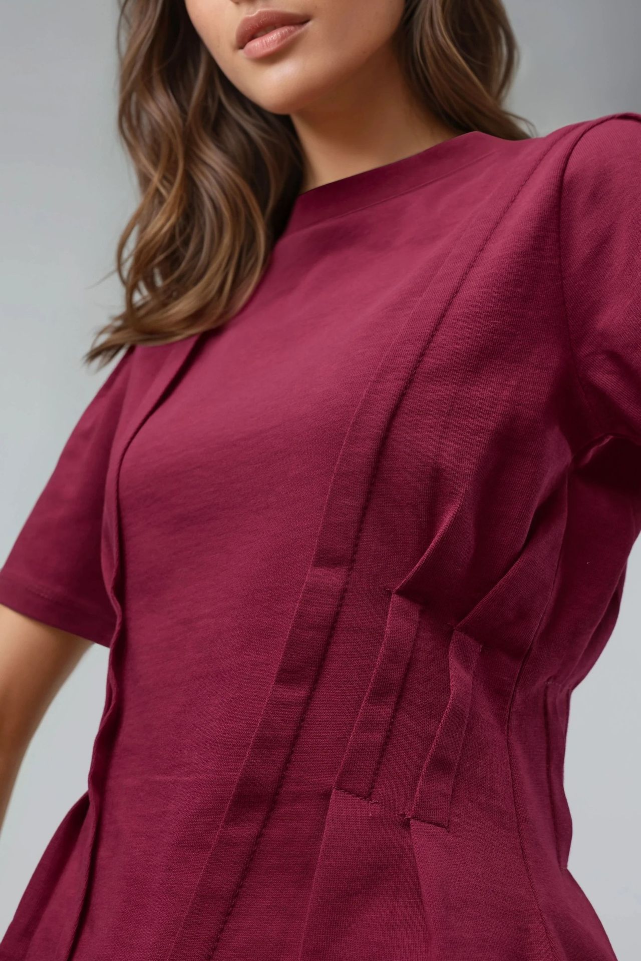 Fitted Crew Neck T-Shirt