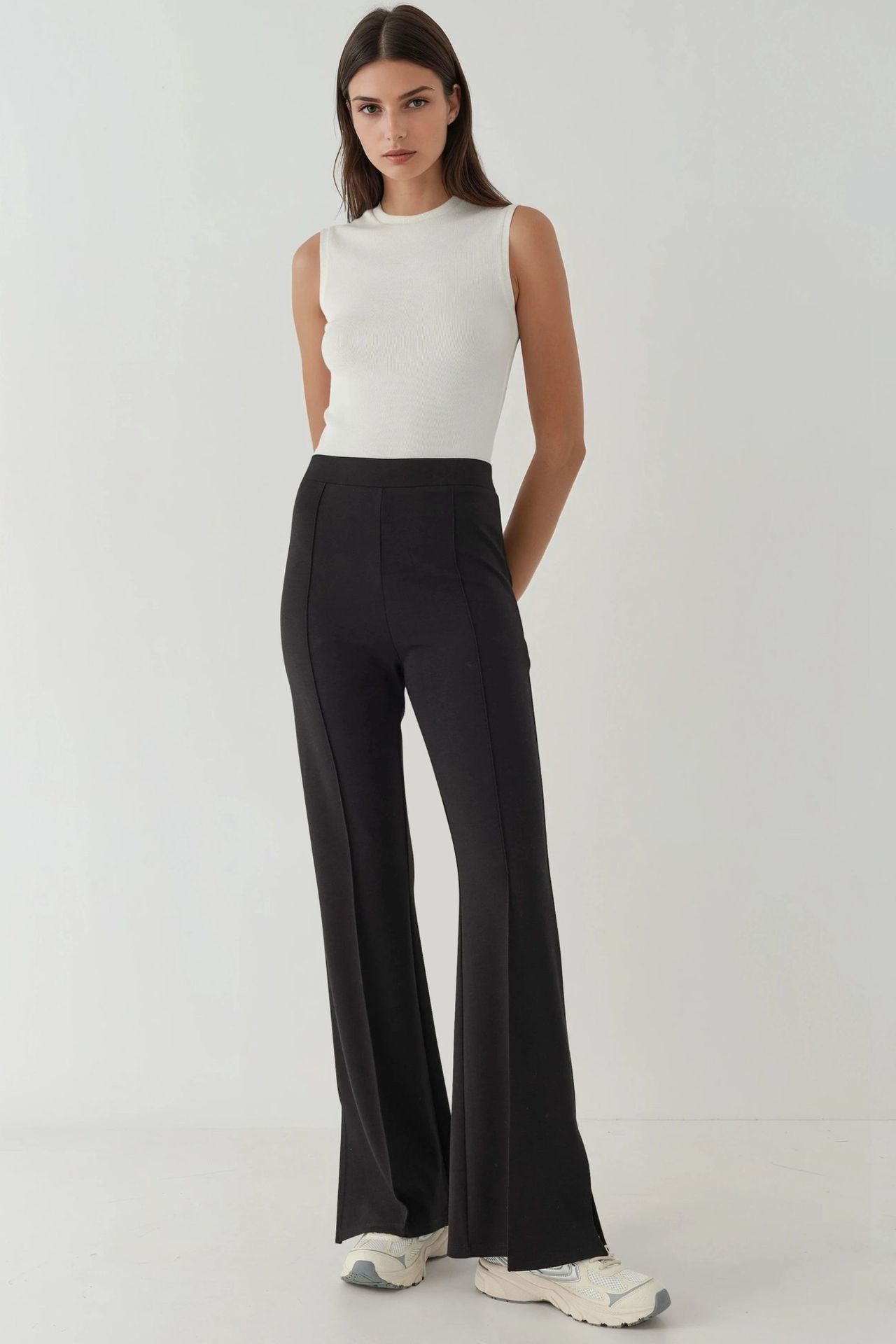High Waist Flare Pants 1