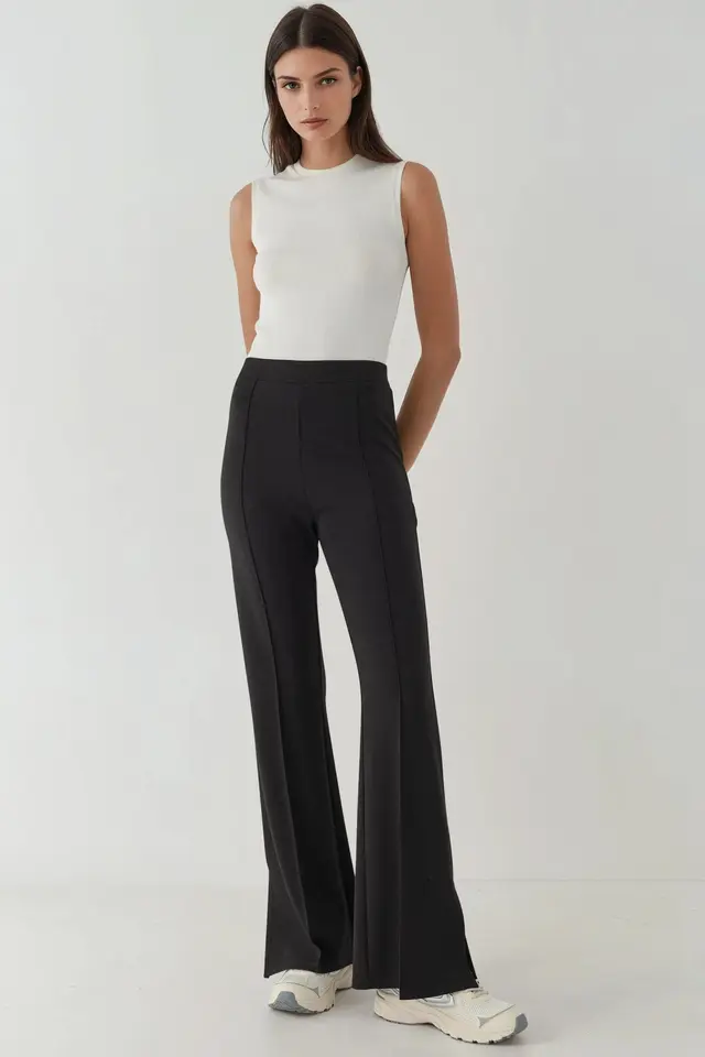 High Waist Flare Pants