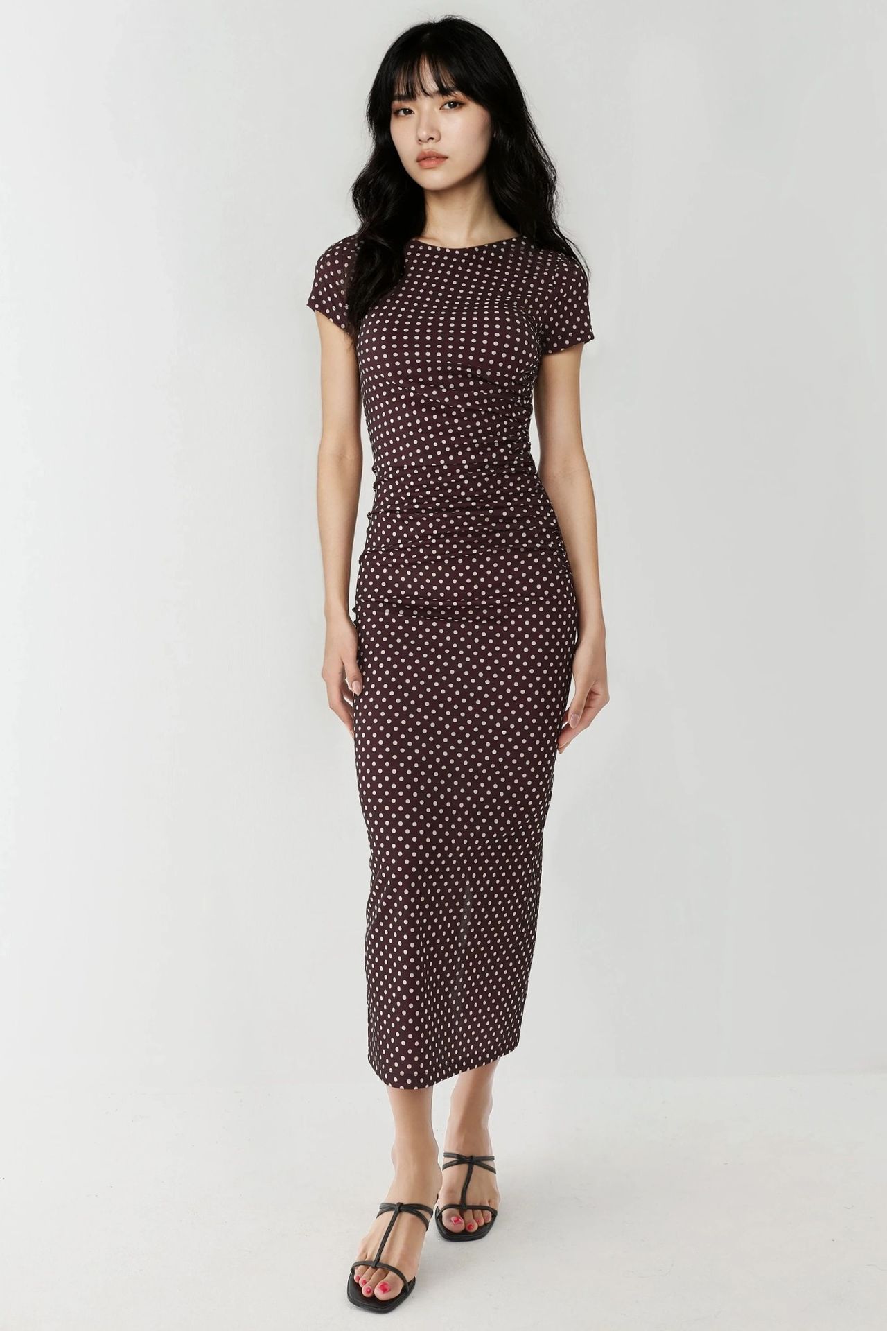 Leopard Print Fitted Maxi Dress 1