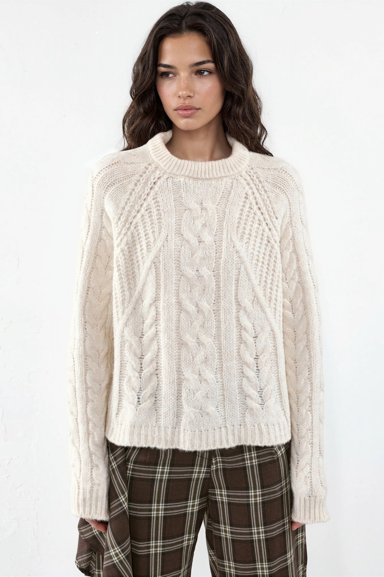 Patterned Crew Neck Knit Jumper 5