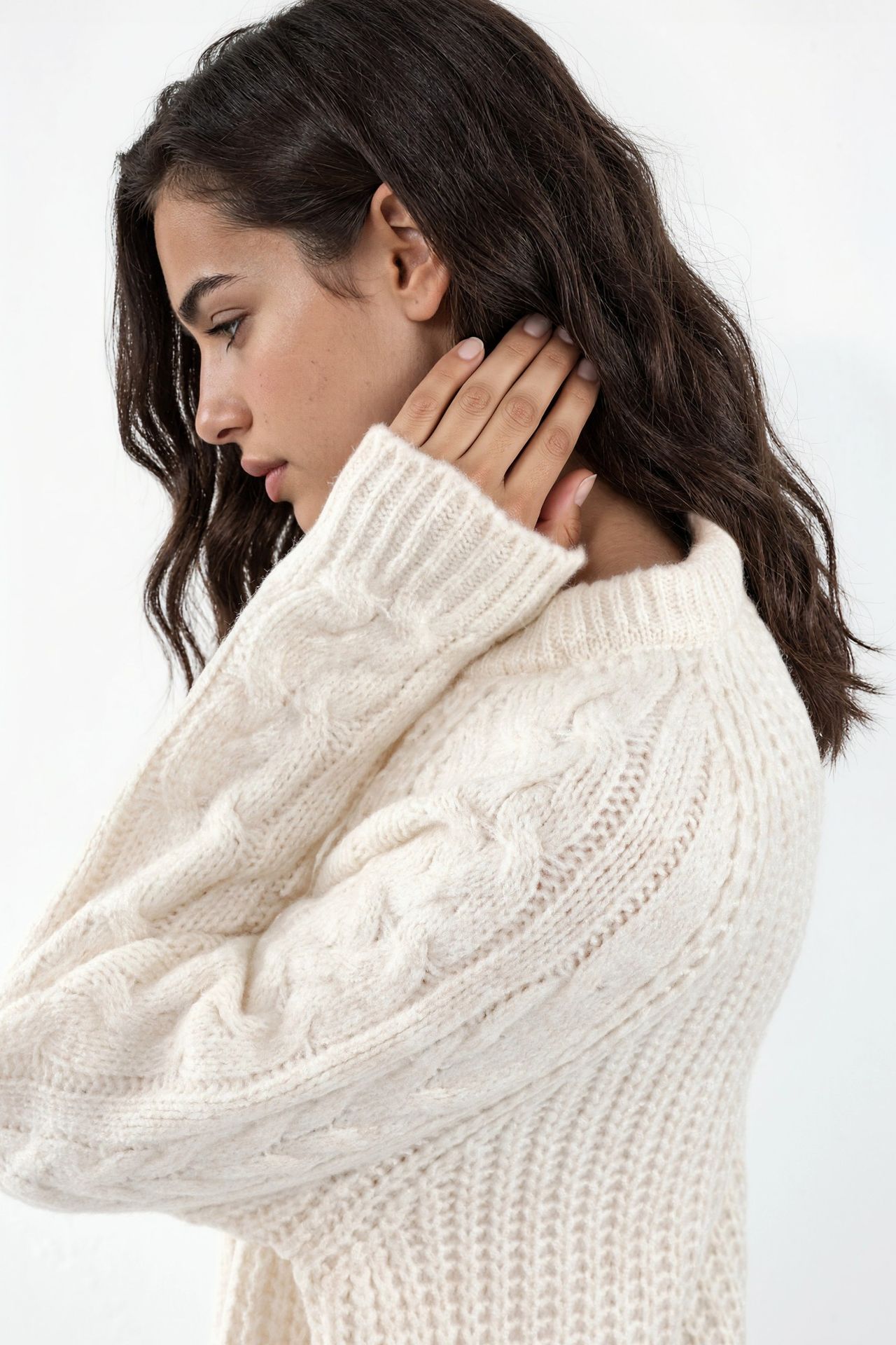 Patterned Crew Neck Knit Jumper 4
