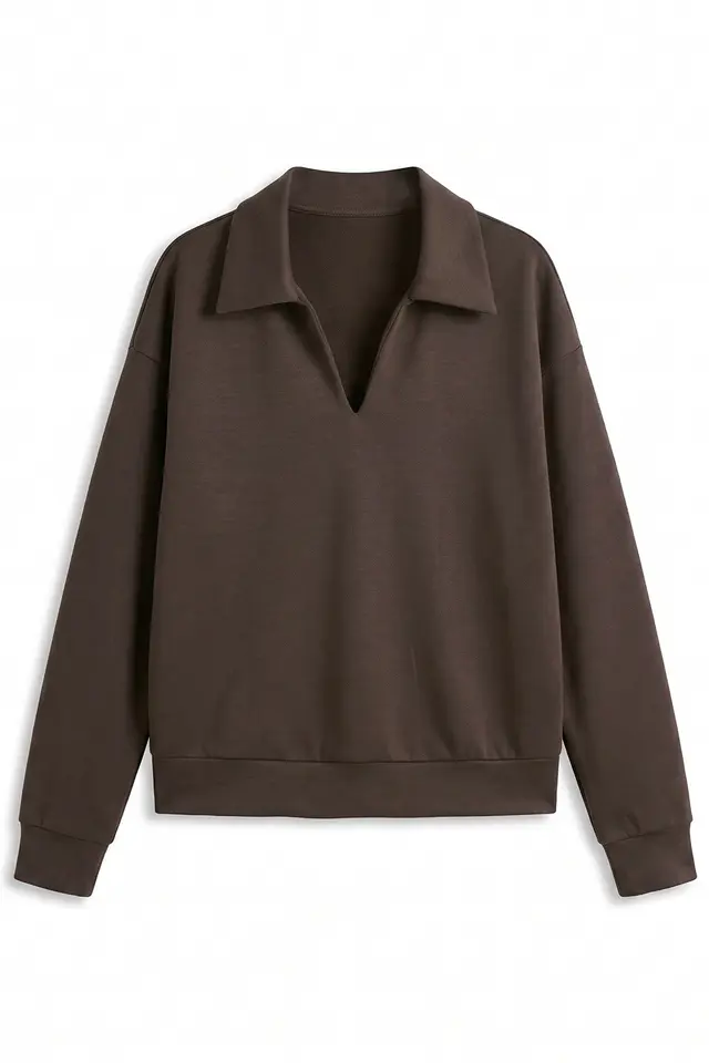 Soft Textured Sweatshirt