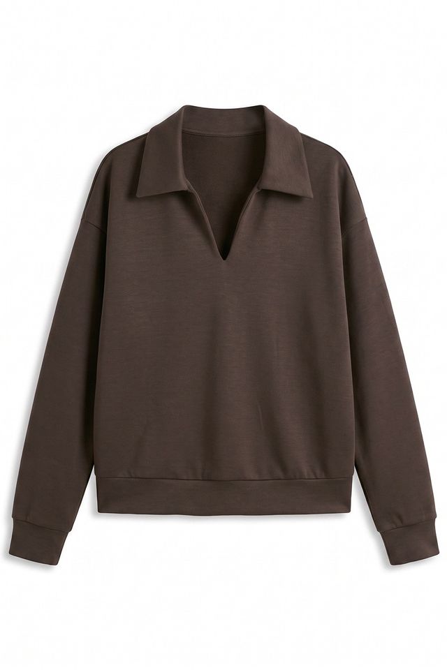 Soft Textured Sweatshirt
