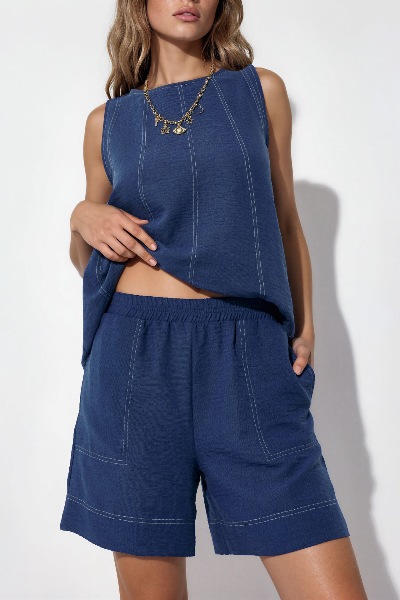 Stitch Detail Relax Fit Co-ord Set 5