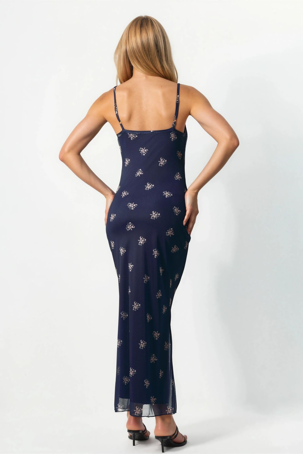 Printed Bodycon Maxi Dress 3