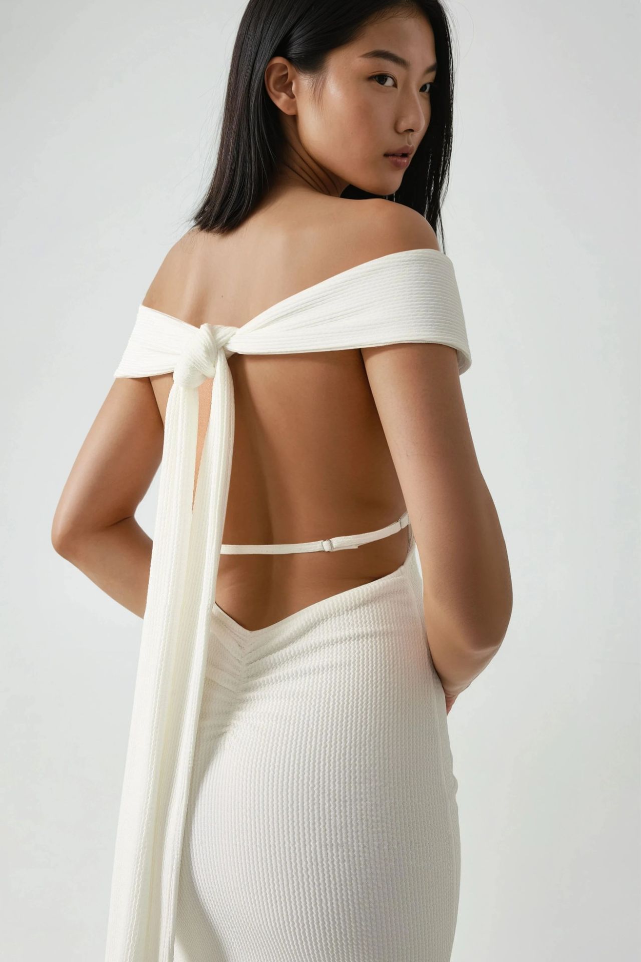 Maxi Dress with Heart Collar 3