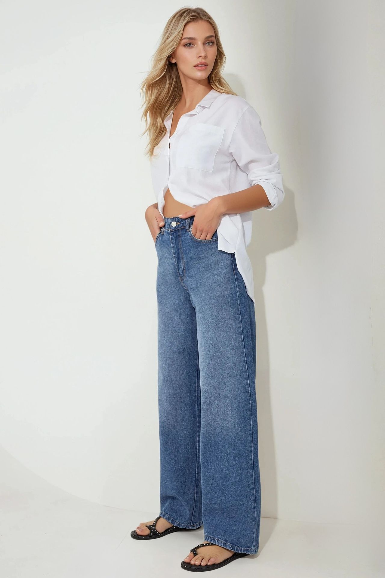 Baggy Fit Denim Jeans