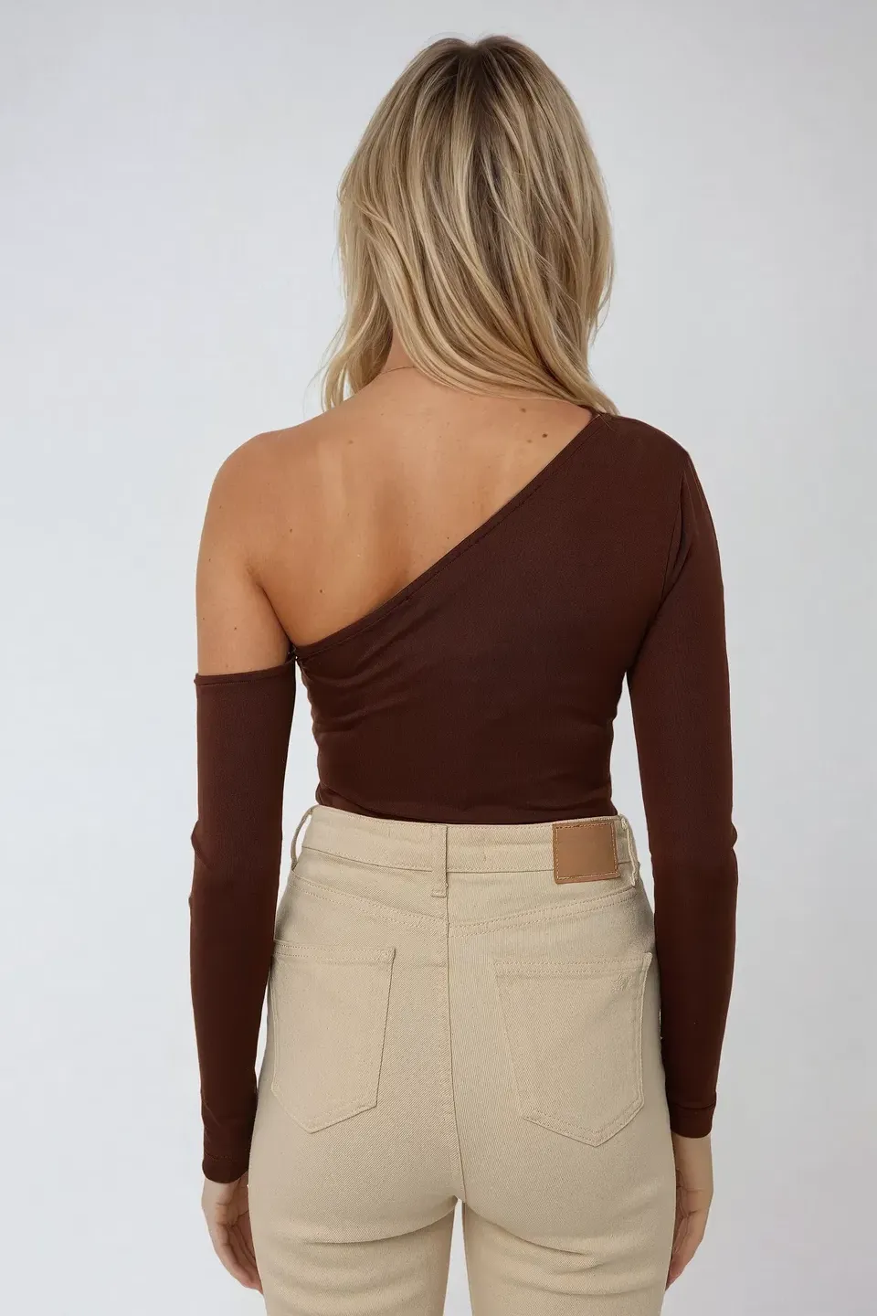 Asymmetrical Collar Draped Body