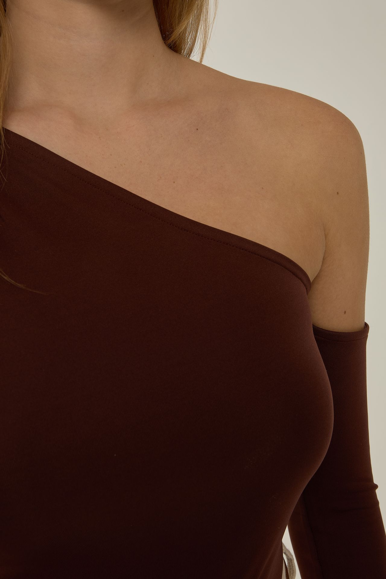 Asymmetrical Collar Draped Body