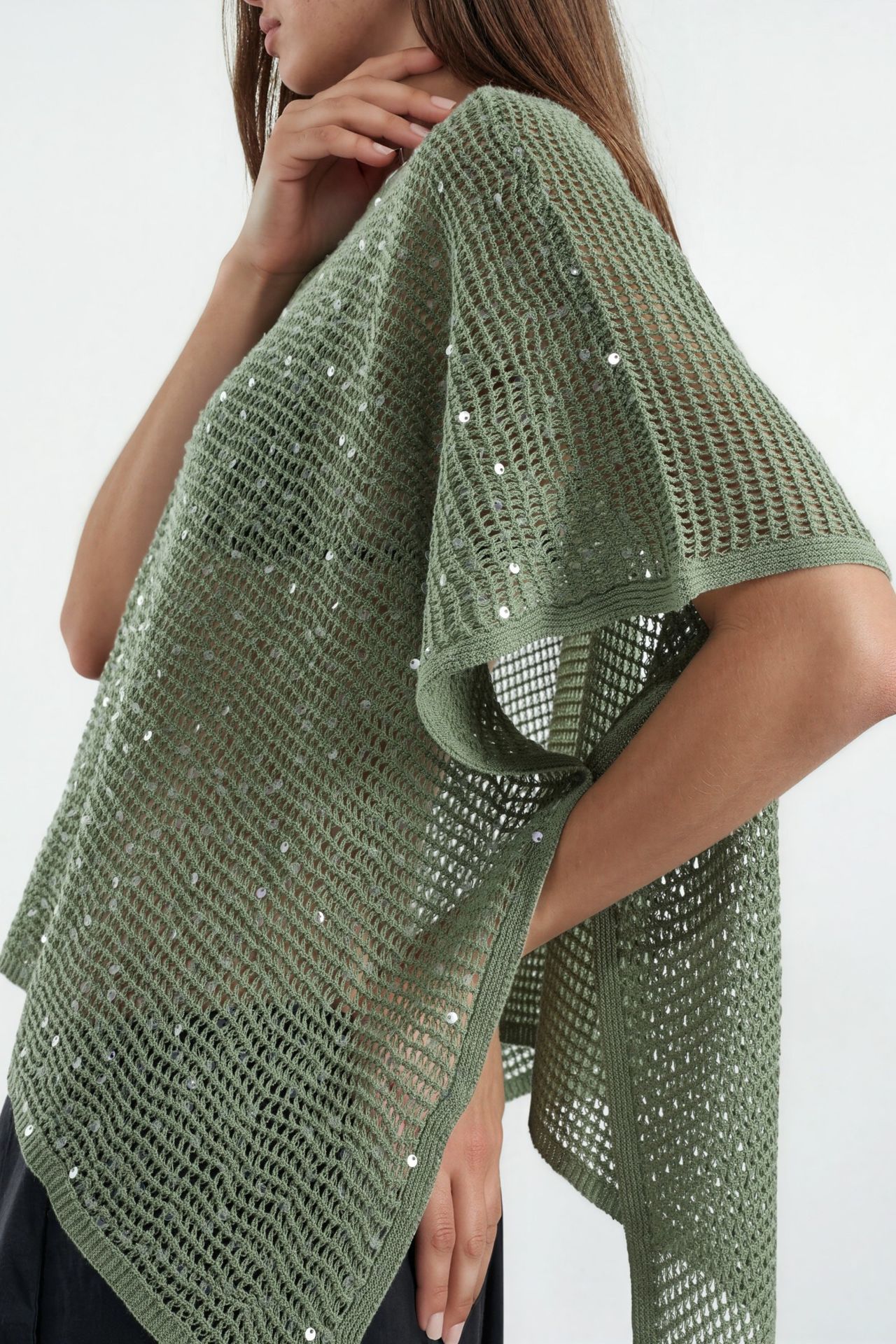 Sequin Embellished Knit Sweater 5