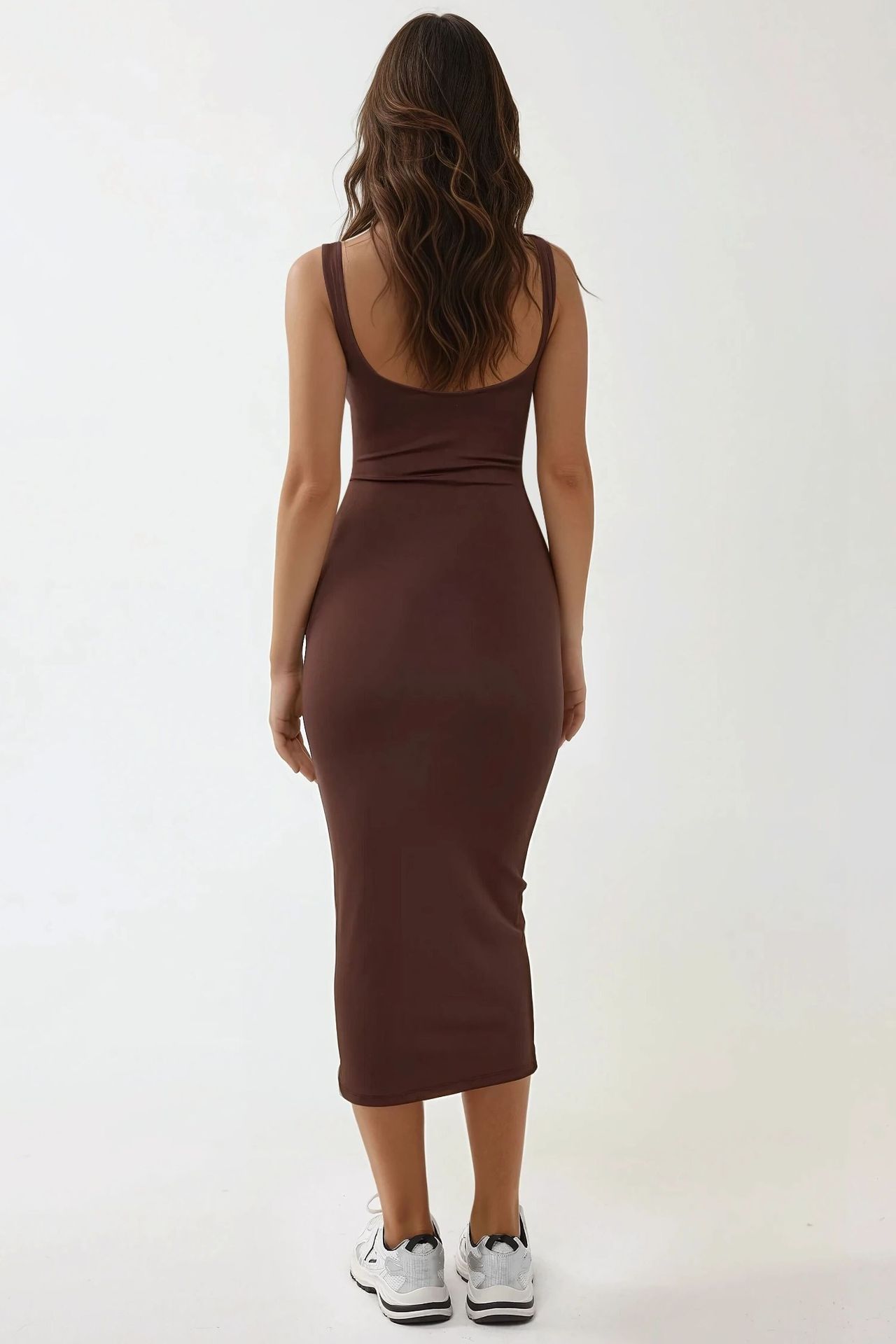 Bodycon Jersey Midi Dress