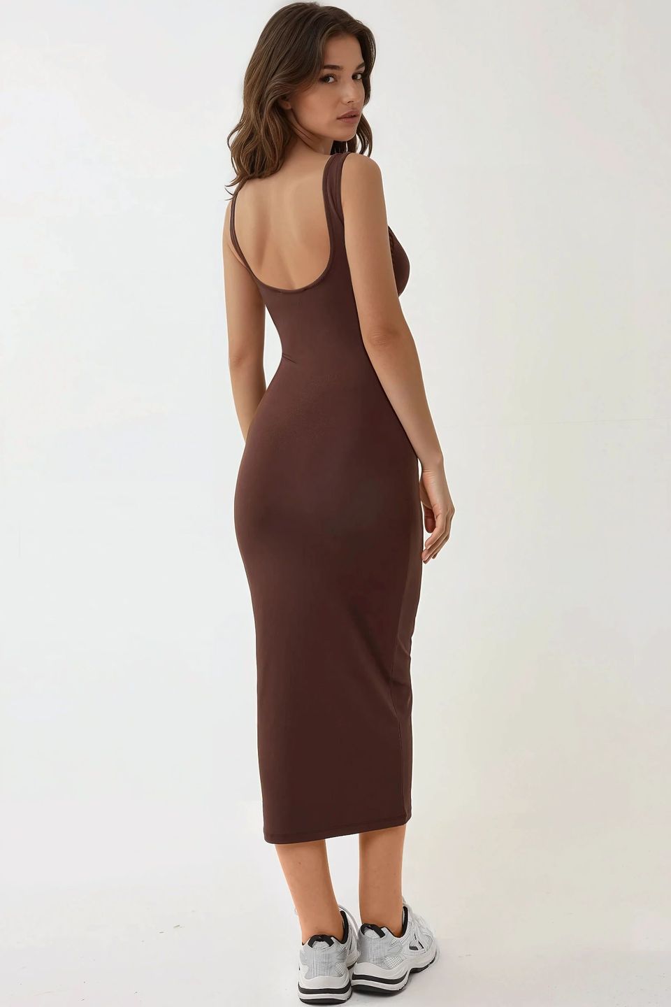 Bodycon Jersey Midi Dress