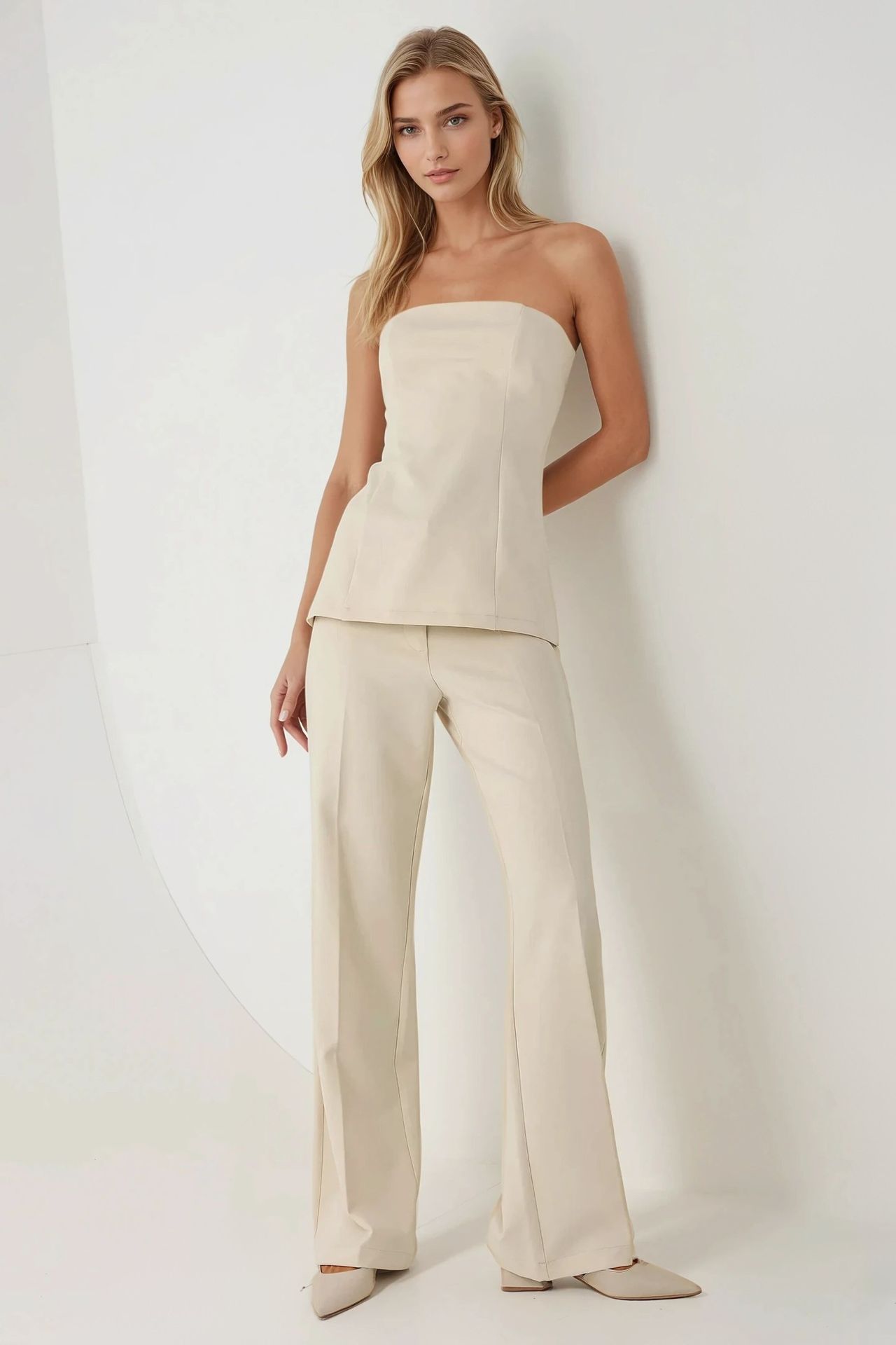 Strapless Fitted Long Top
