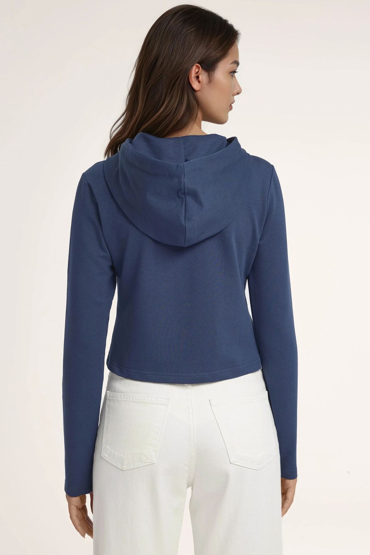 Hooded Zippered Sweatshirt 3