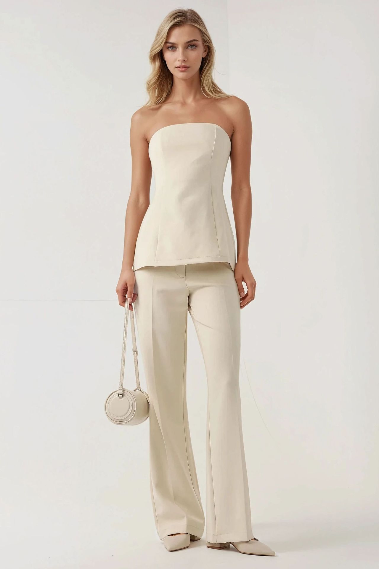 Strapless Fitted Long Top