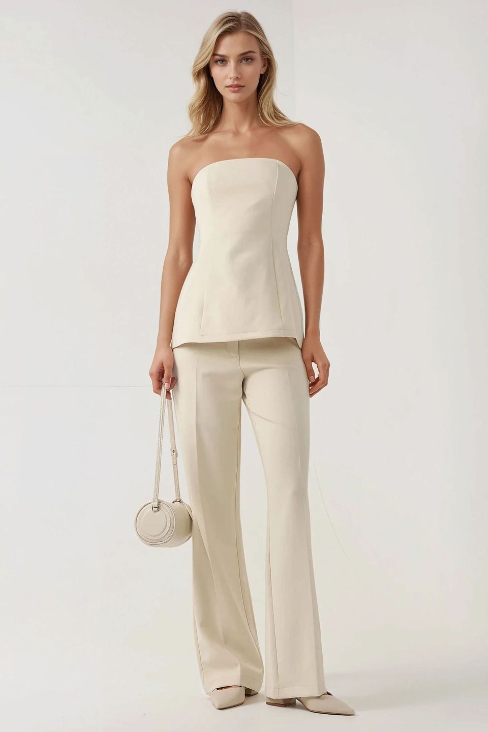 Strapless Fitted Long Top