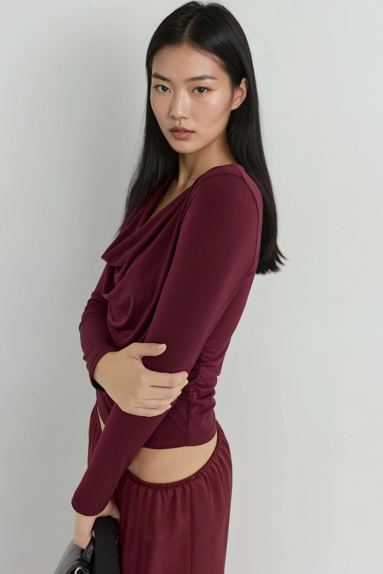 Cowl Neck Knitted Top 2