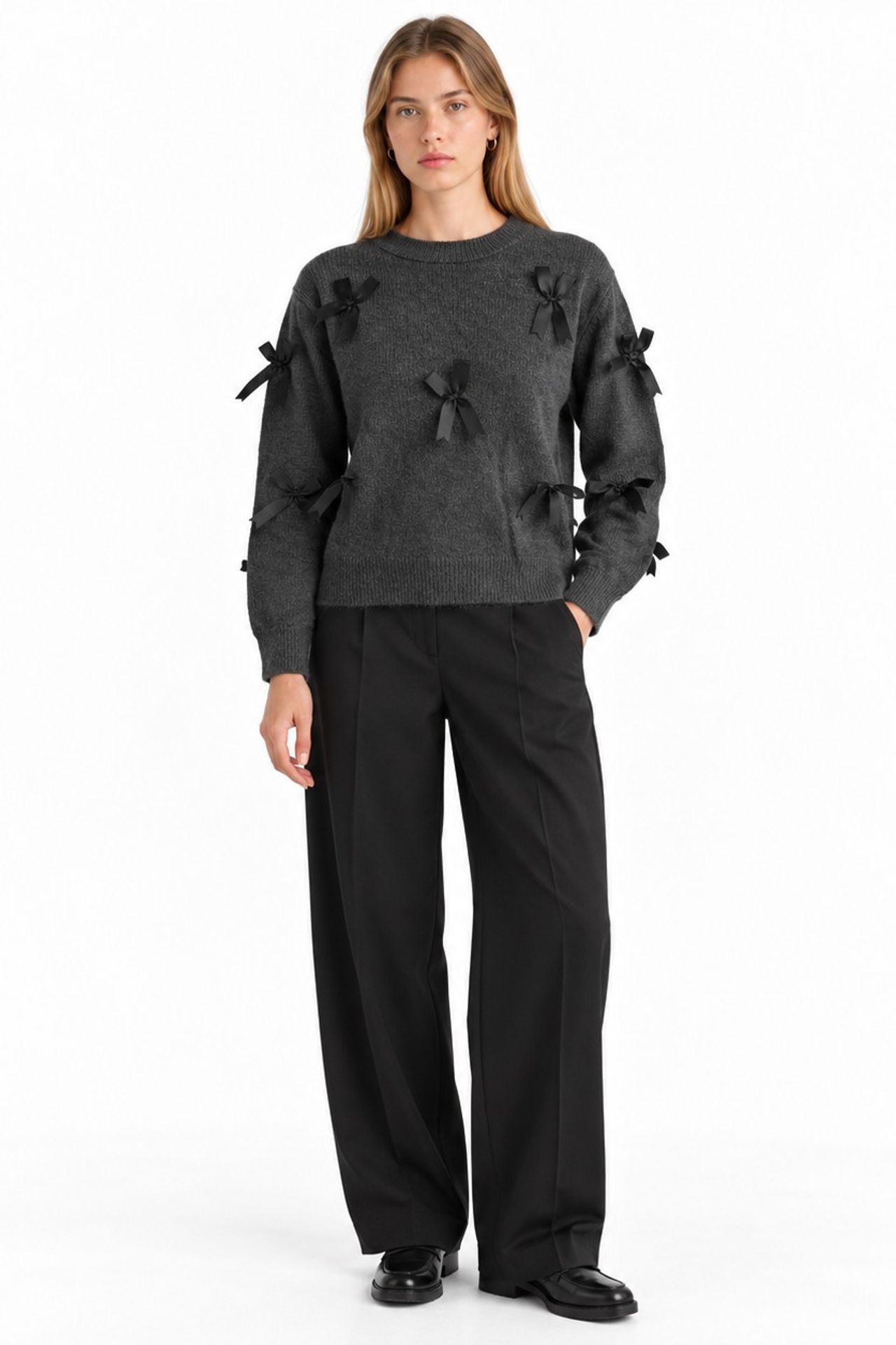 VIORNA Bisiklet Yaka Sweatshirt 2