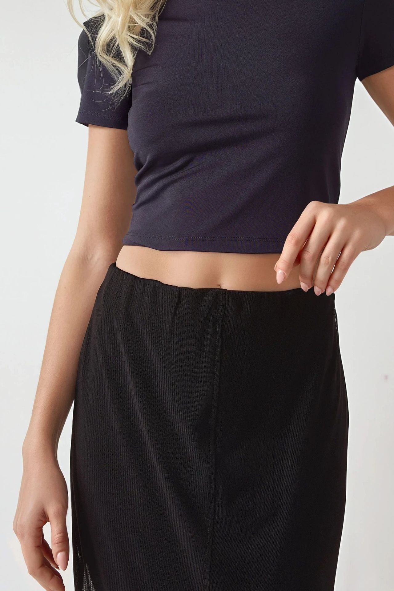 High Waist Lace Midi Skirt Pika Collection 3
