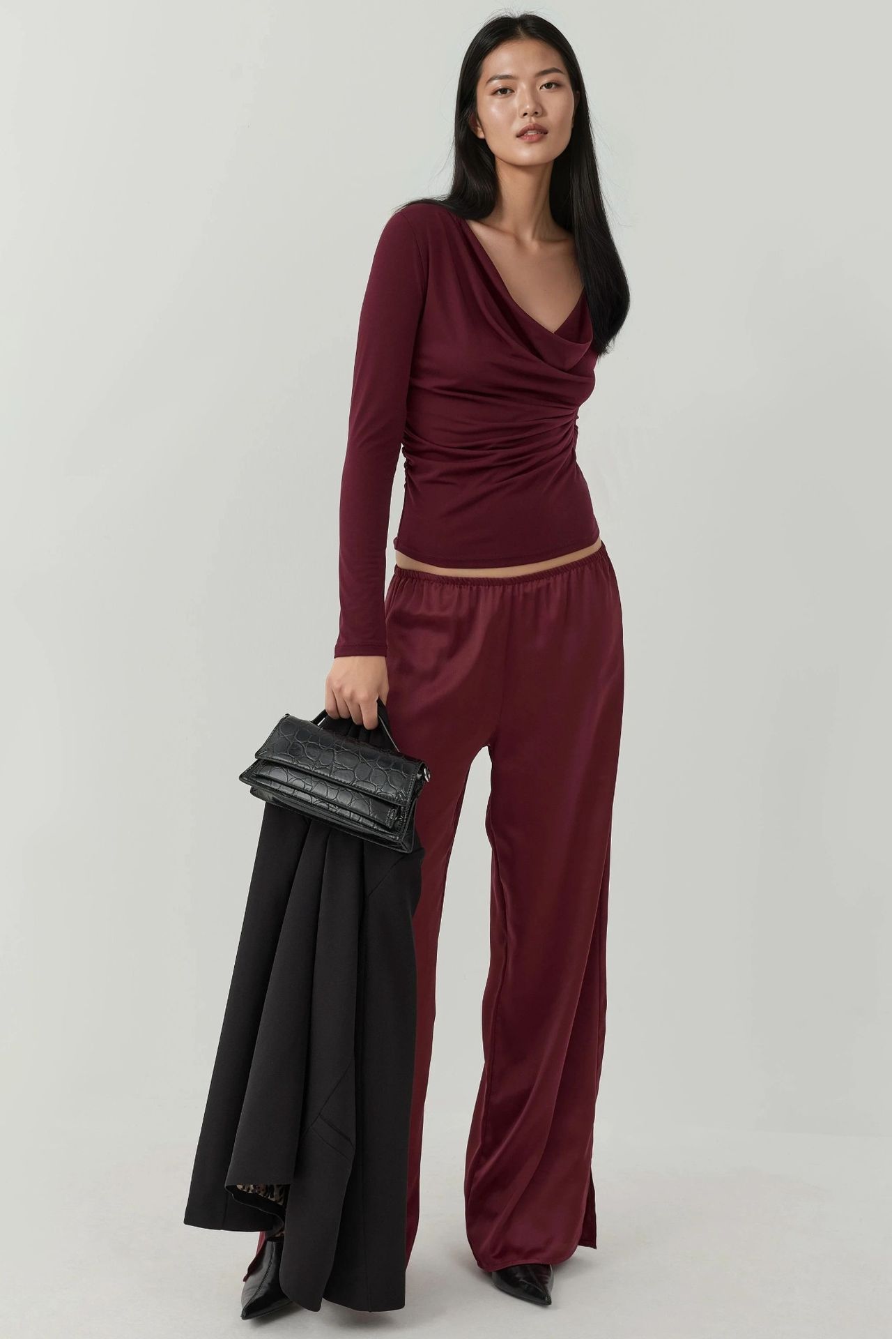 Cowl Neck Knitted Top 5