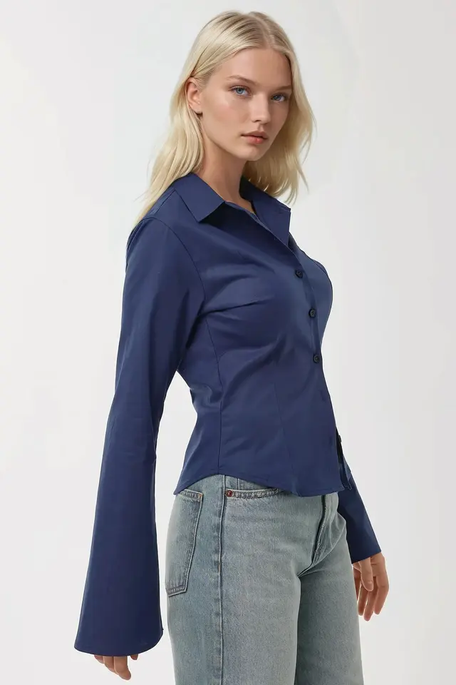 Fitted Long Sleeve Shirt 