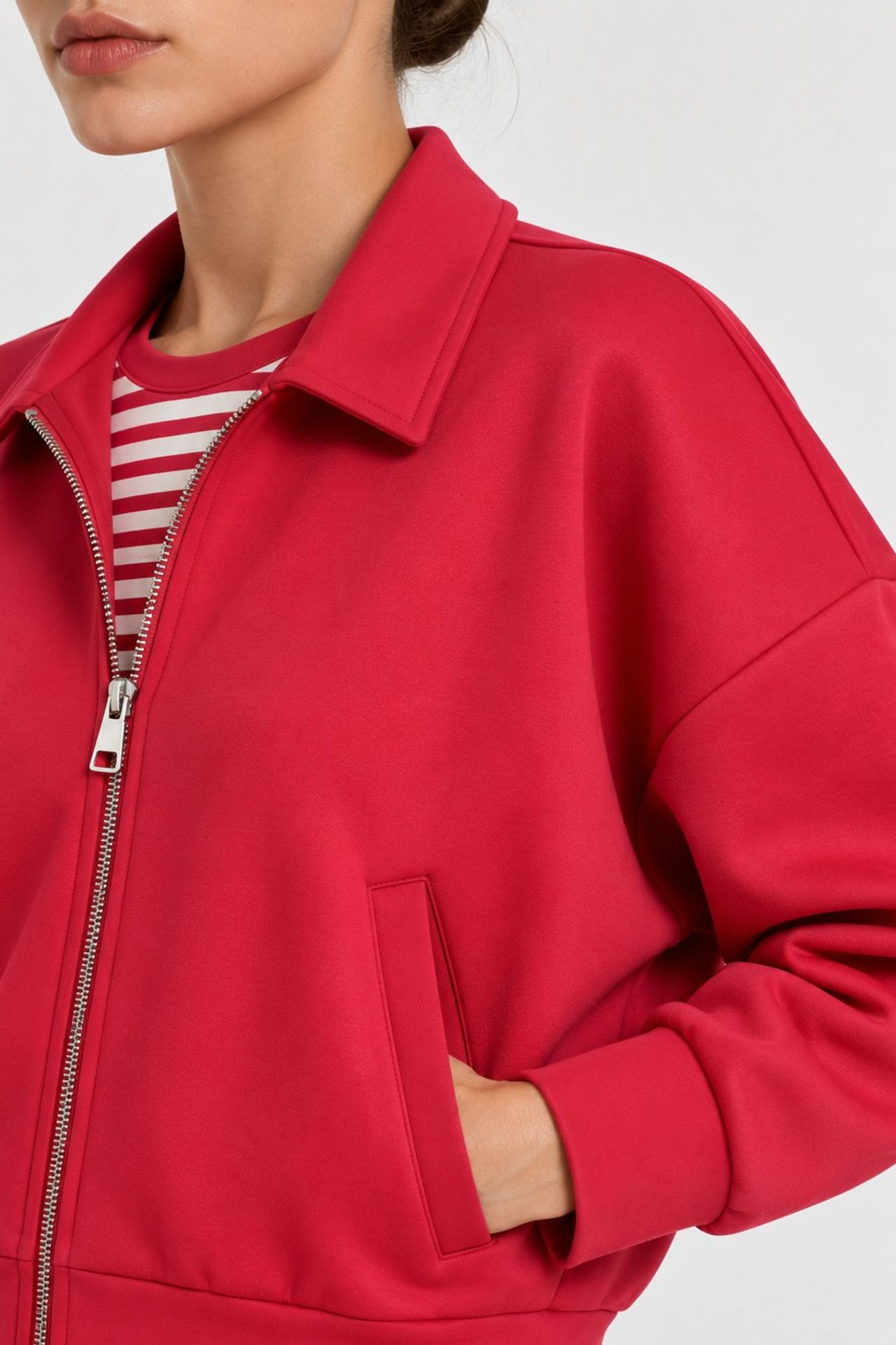 Polo Collar Jacket 5