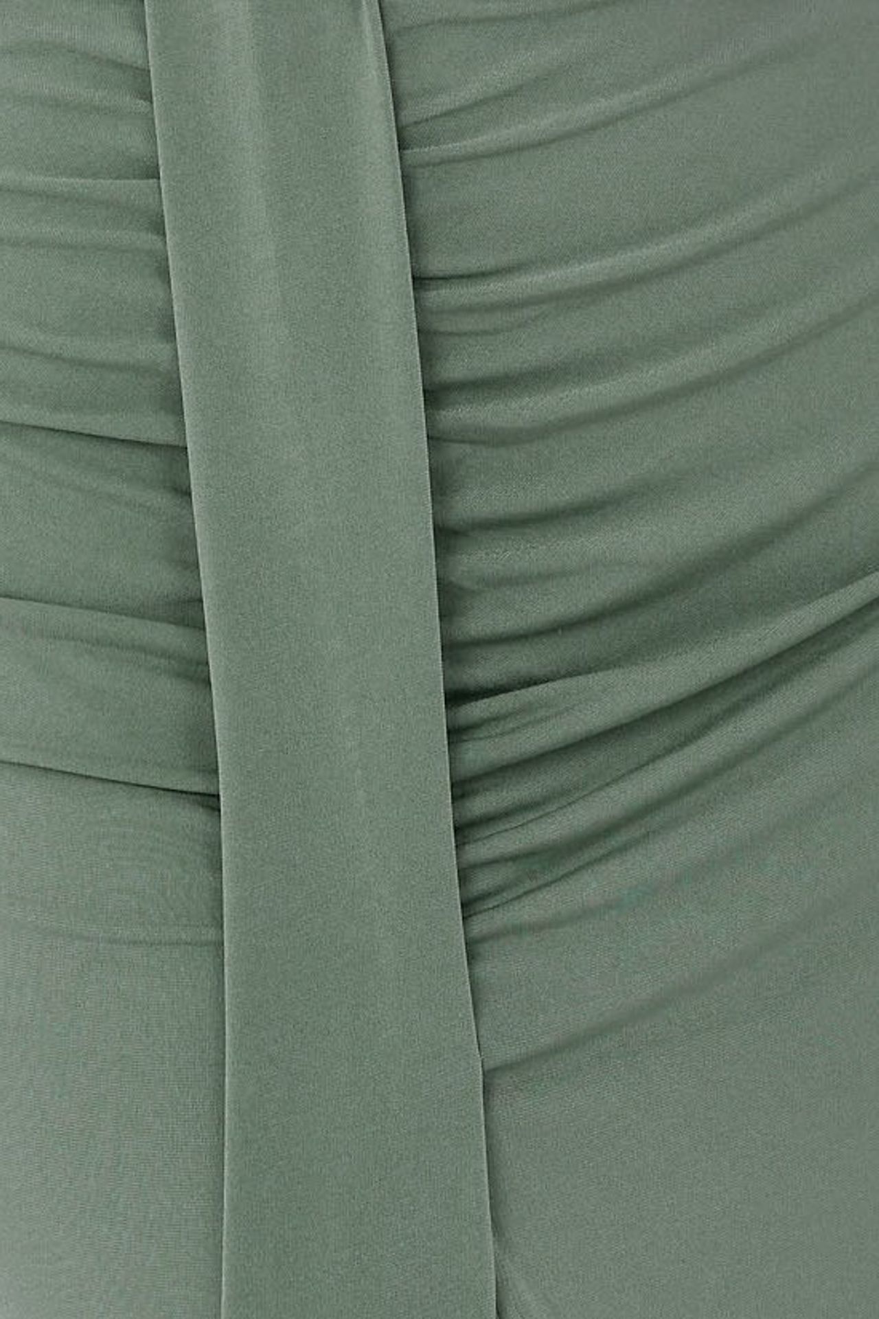 High Waist Bodycon Drapped Maxi Skirt 